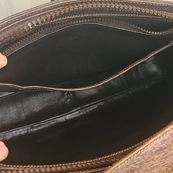 GUCCI VINTAGE 1970'S WEB SHERRY LINE COATED CANVAS/LEATHER SHOULDER BAG- RARE - Picture 8 of 17